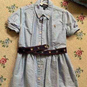 Little Girls POLO Denim Dress